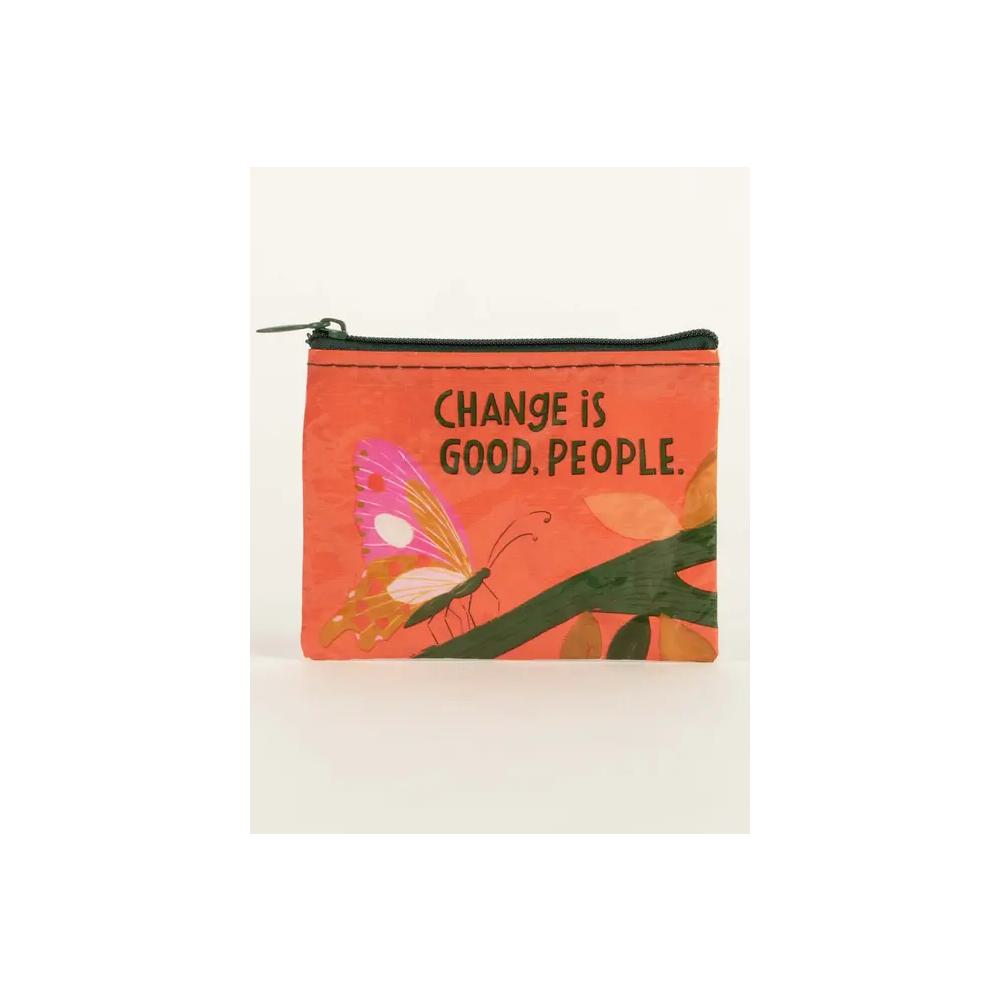 BlueQ, Coin Purses, Art & School, 3"x4", Change is good, 904701